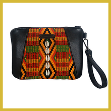 Load image into Gallery viewer, Amina Kente Wristlet
