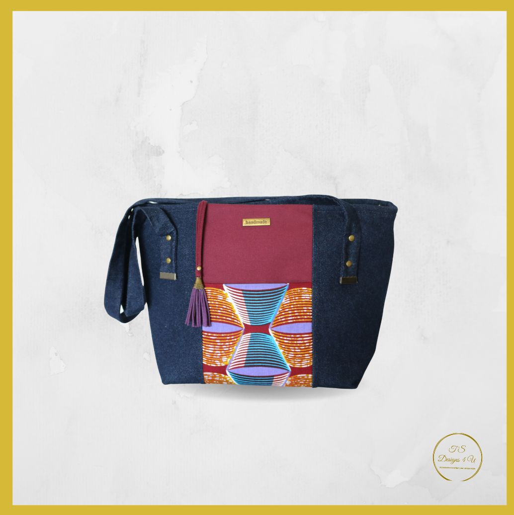 Djembe and Denim Tote