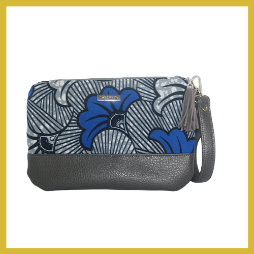 Lelie Blue 002H Wristlet